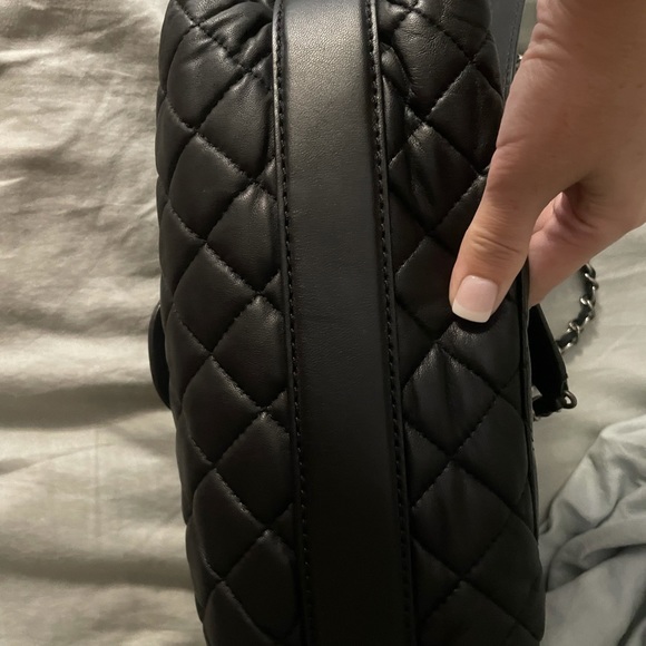 🛑sold Chanel Lambskin Medium Accordion Flap Black - Picture 14 of 16